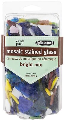 Midwest Products-Mosaico de Vidrio 20oz Pack ahorro-Colores Brillantes