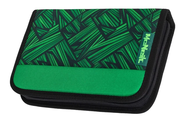 McNeill Pencil Case with Pens Federmäppchen Mäppchen Wow schwarz grün