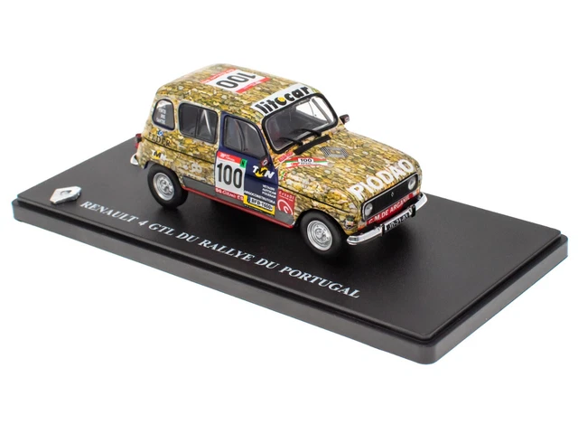RENAULT 4 GTL RALLYE PORTUGAL - 1/43 IXO Hachette 4L R4 Voiture ...