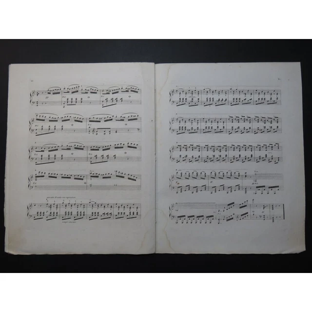 KALKBRENNER Frédéric Thème Favori de la Norma de Bellini Piano ca1835 5
