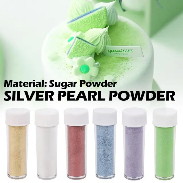 Lucentezza zucchero polvere/polvere - Tinta colorante scintillante commestibile Q8Q8