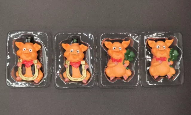 4xMagnet Schwein Figur   Kühlschrank Magnet Maße ca 5,7x3,5 cm neu