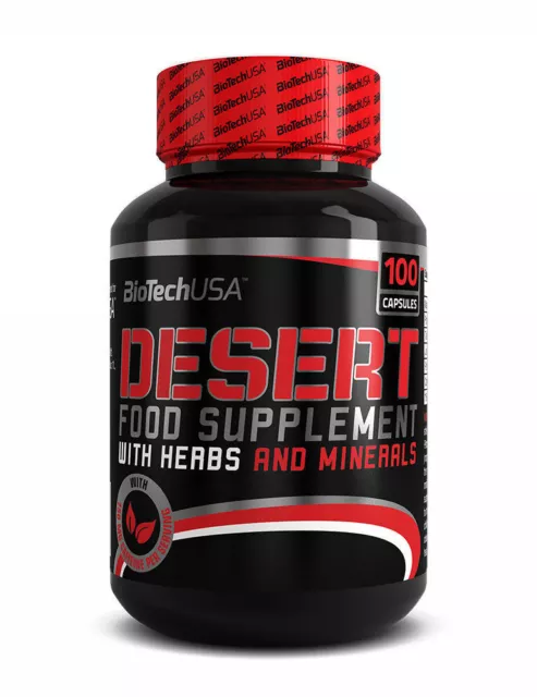 BioTech USA Desert 100 caps with caffeine FAT BURNER weight loss SLIM DIET