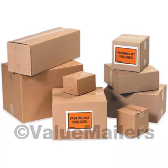 12x6x4 50 Shipping Packing Mailing Moving Boxes Corrugated Cartons