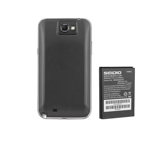 Seidio Innocell Extended Battery&Door For Samsung Galaxy Note 2 II Grey 4500MAH