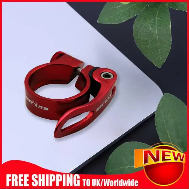 GUB CX-49 Aluminum Alloy Bicycle Bike Seat Post Clamp QR Quick Release Red