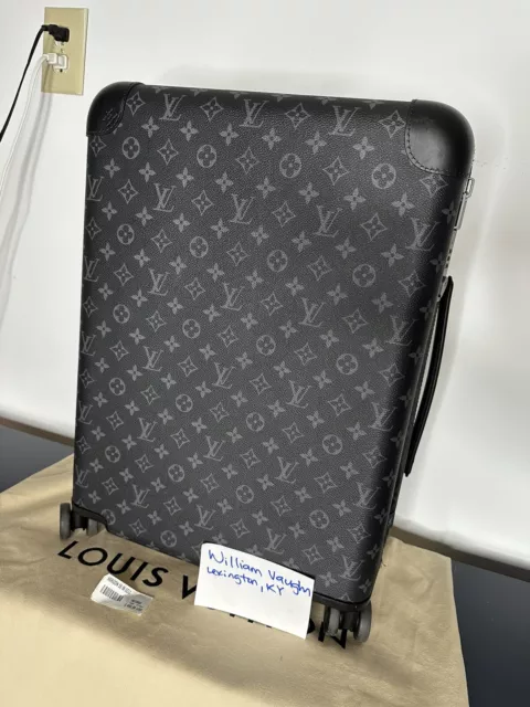 Louis Vuitton LV Horizon trolley 55 Black Leather ref.524191 - Joli Closet