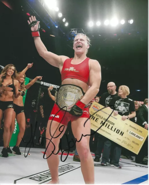 KAYLA HARRISON Signed 8.5 x 11 Photo Signed REPRINT Judo MMA Free Shipping