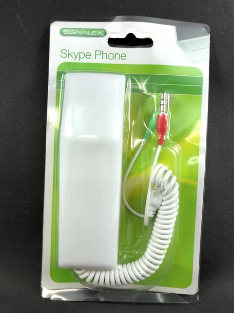 SIGNALEX SKYPE PHONE 3.5 mm Jack Socket Novelty PC Internet Electronic Handset