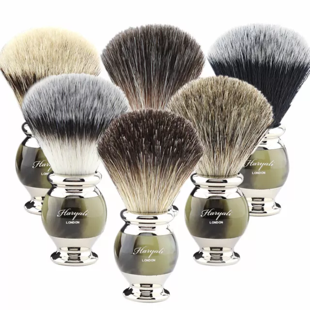 Super Badger / Synthetic Bristles Shaving Brush in Resin Handle for Men’s Shave