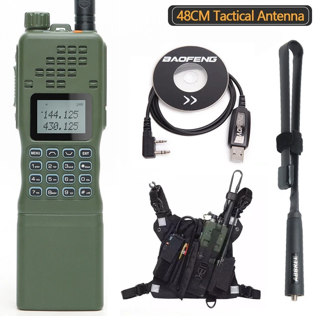 WALKIE TALKIE DCS Y Kit De Radio Táctico Militar Baofeng Ar-152 Uhf/Vhf ...