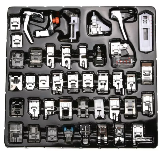 32,48,52 62 Domestic Sewing Machine Foot Presser Feet Set For Singer Brother