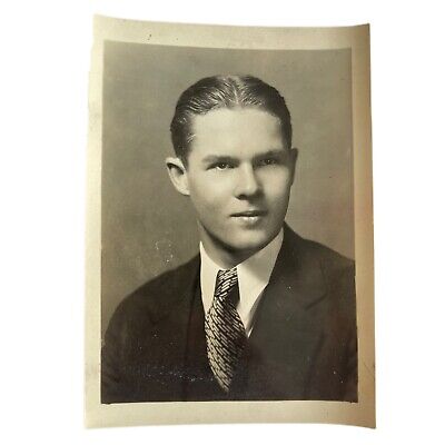 Male Photo Portrait Gilman School Cynosure Yearbook CDV Snapshot Vintage Found