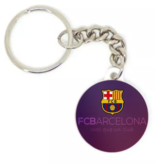 Porte clé badge logo FCB Barcelone Espagne football personnalisation collection