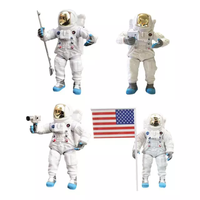 1/18 Scale Astronaut Model Space Figure Doll Toy Astronaut Car Decoration Gift.