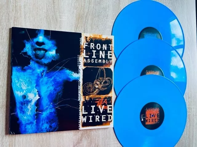 Front Line Assembly – "Live Wired" blue 3x12" Vinyl / 200 copies (Depeche Mode)