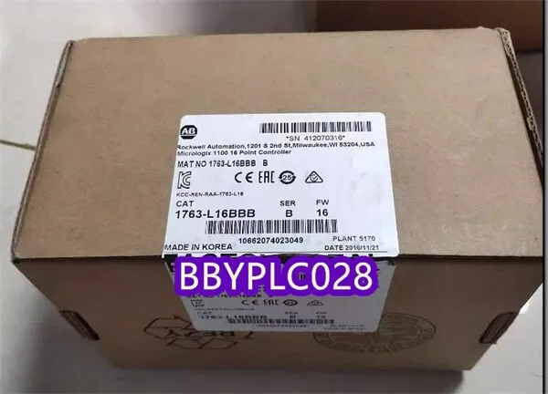 New Factory Sealed AB 1763-L16BBB / B MicroLogix 1100 16 Point Controller