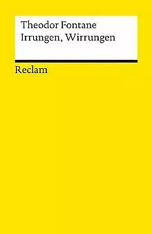 Irrungen, Wirrungen: Roman von Fontane, Theodor | Buch | Zustand gut
