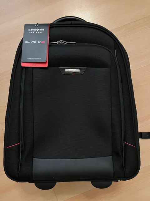 Samsonite Pro-DLX 4 Business Rucksack mit Rollen, Laptopfach Reisetasche