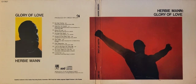 ハービー・マン グローリー・オブ・ラブ AML-356 　レア　レコード HERBIE MANN GLORY OF LOVE A&M AML356 Japan VINYL LP $5.48