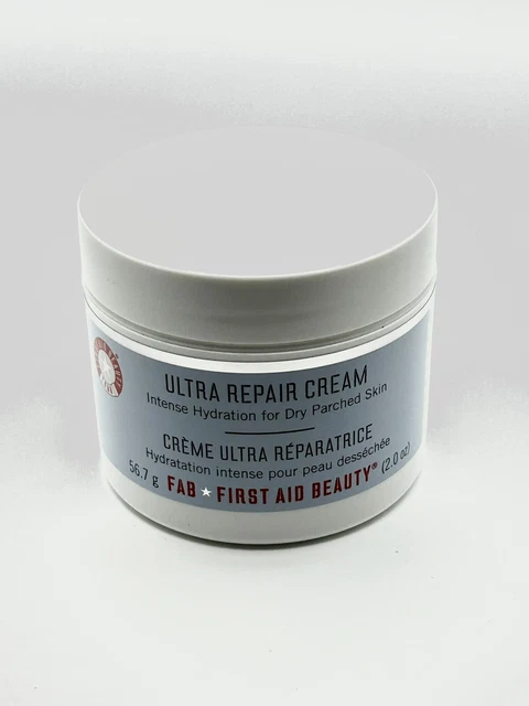 FAB FIRST AID BEAUTY Ultra Reparación Crema HIDRATACIÓN INTENSA Piel Seca 2 oz Nueva