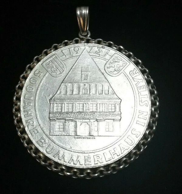 Ciondolo 500 Anni Di Bummerlhaus Steyr - 50 Schilling Ciondolo Tradizionale...