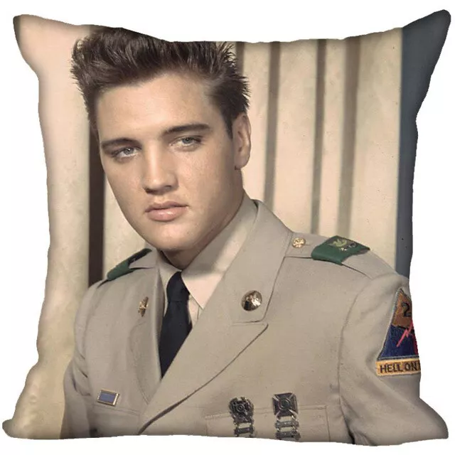 Elvis Presley Throw Pillow 45x45cm Cushion Cover Home Decor Retro Music Gift