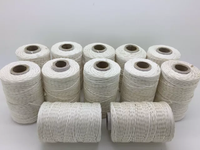 100% Cotton Heavy Duty White Threads For Leather Tent Canvas Flag Tent Repair UK