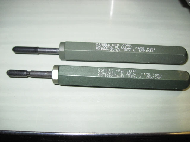 DANIELS MFG. DMC  DRK124  MS17806 PIN REMOVAL TOOL non spring loaded