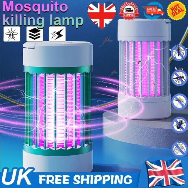Electric USB Insect Mosquito Killer Bug Zapper Fly Pest Catcher Trap LED Lamp