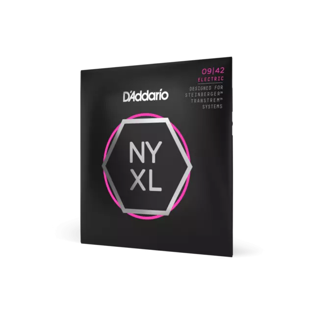 D'Addario NYXL Double Ball End Steinberger Electric Guitar Strings gauges 9-42