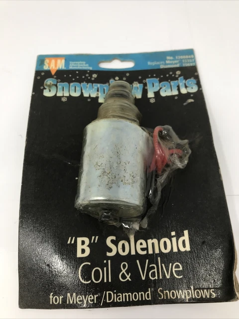 SAM 1306040 “B” Solenoid Coil And Valve With 5/8 Inch Stem-Replaces Meyer #15357