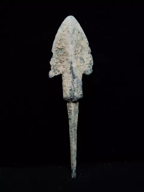 Zurqieh - Al49- Over 3000 Years Old Bronze Long Arrow Head - 1200 B.c