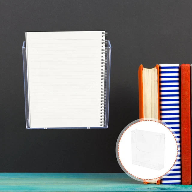 Serre-Livres MAUL En Acrylique Transparent - Lot De 2 - 10x10x13cm - Pour Bureau/Bibliothèque
