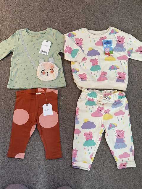Pacchetto vestiti per bambine Next nuovissimo con etichette età 3-6 mesi