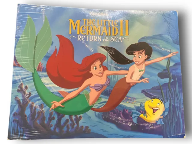 Disney Store Exclusive Little Mermaid II 2 Lithograph Set of 4 New Sealed 2000