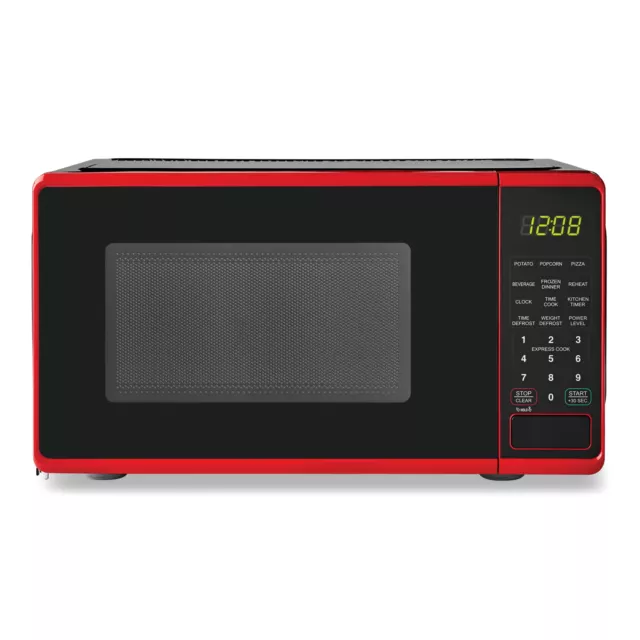 0.7 Cu ft Compact Countertop Small Microwave Oven 700w RV Dorm Kitchen Office US