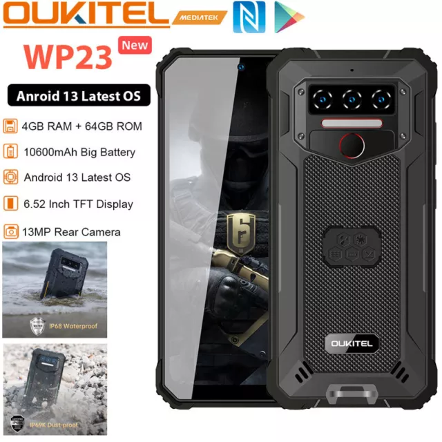 5G OUKITEL WP30 PRO 4G LTE Rugged Mobile Android Phone Waterproof Adventure  512G