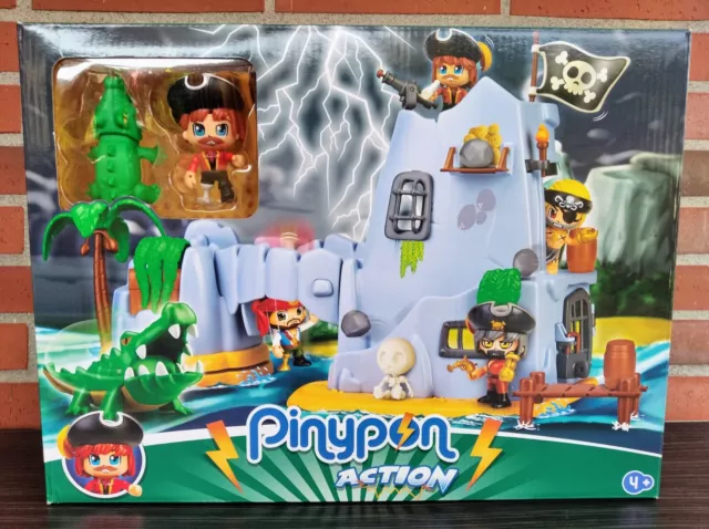 Pinypon Action- Isola Pirata Dello Capitano Cayman Con 2 Figure