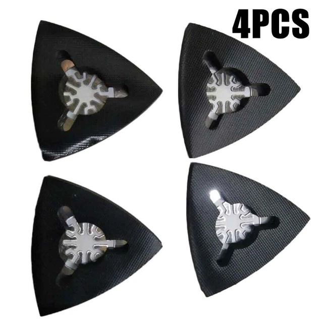 Tapis de ponçage triangle 4 pièces accessoire abrasif béton pratique utile