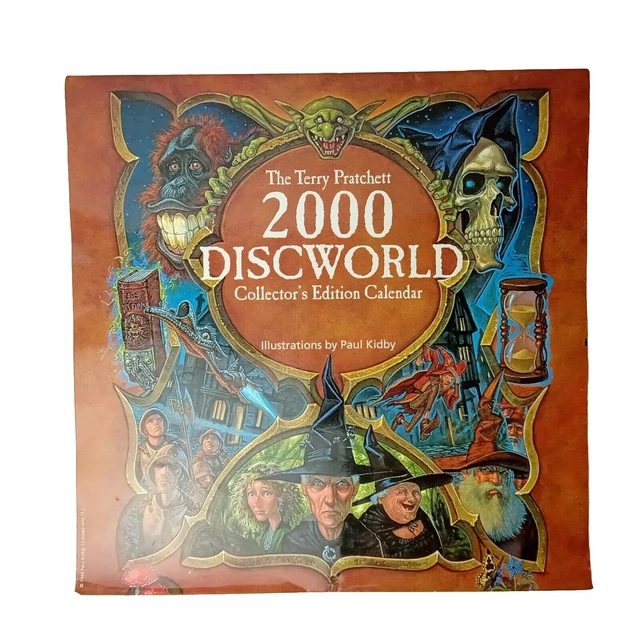 TERRY PRATCHETT 2000 calendar Discworld collectors edition wall hanging