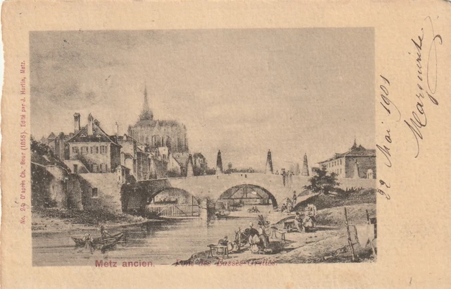 CPA 57 METZ Ancien Pont des Basses Grilles