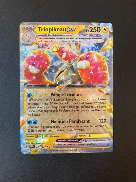 Carte Pokémon TRIOPIKEAU EX 190/162 FORCES TEMPORELLES Carte Pokémon TRIOPIKEAU EX 190/162 FORCES TEMPORELLES