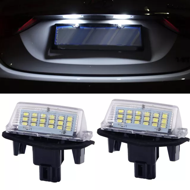 2x License Number Plate LED Light Lamp fit for Toyota Camry Yaris Prius Avensis