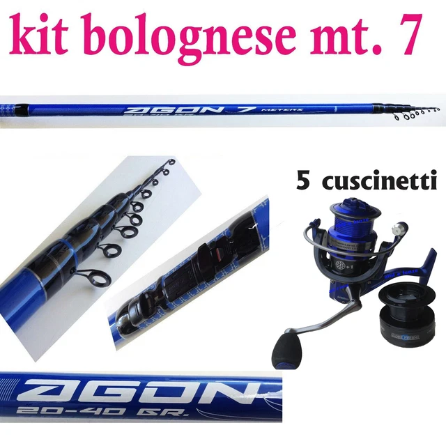 Canna bolognese pesca in mare Fly La Furiosa No Limits 5m 30-100g Canna bolognese pesca in mare Fly La Furiosa No Limits 5m 30-100g