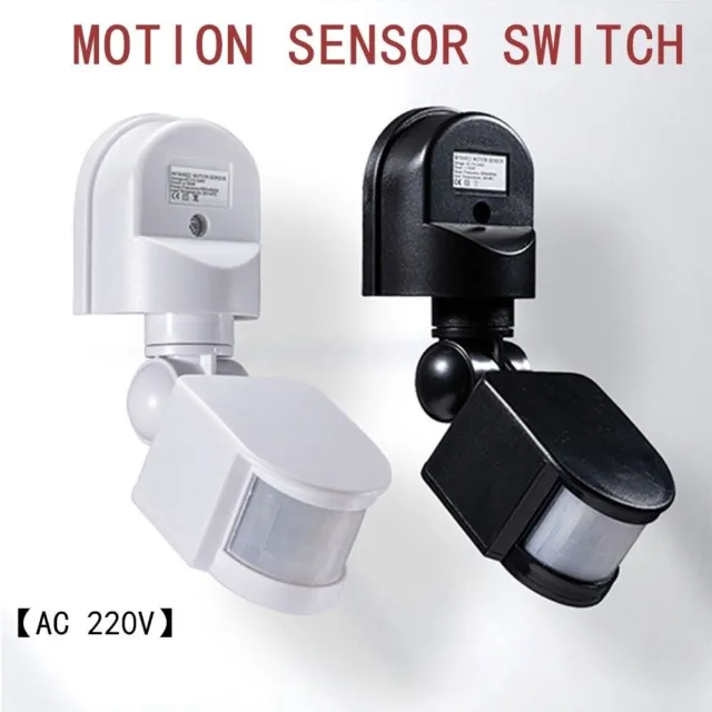 Adjustable Wall Mount Movement Detector Motion Sensor Infrared PIR Sensor Light