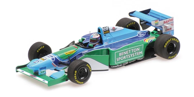 Minichamps 1:43 Benetton Ford B195 – M. Schumacher Monaco 1995, N°517950501