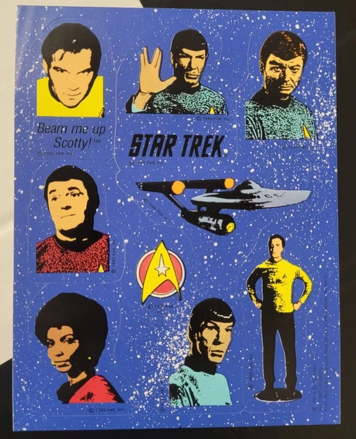 Hallmark Star Trek Sticker Sheet