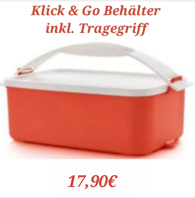 TUPPERWARE CLICK DOSEN, Boxen, Stapelboxen, to Go Stapel und Klick NEU EUR 17,90