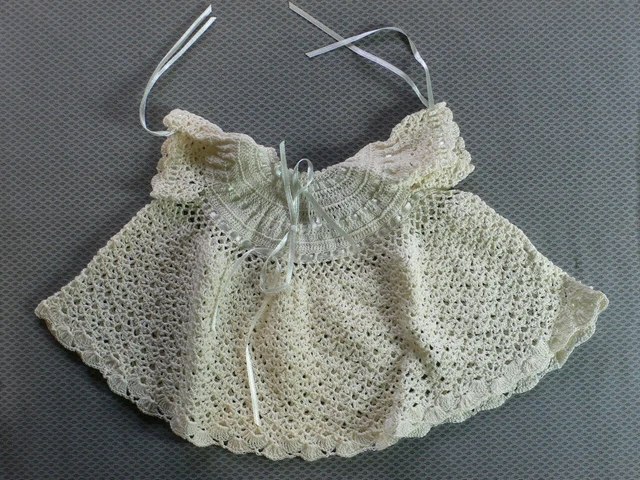 Robe Vintage Pour Grande Poupée Ancienne - Occasion